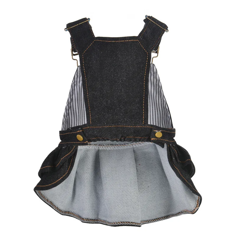 2019 джинсовое платье для собак летняя одежда модная кошек джинсовая юбка с