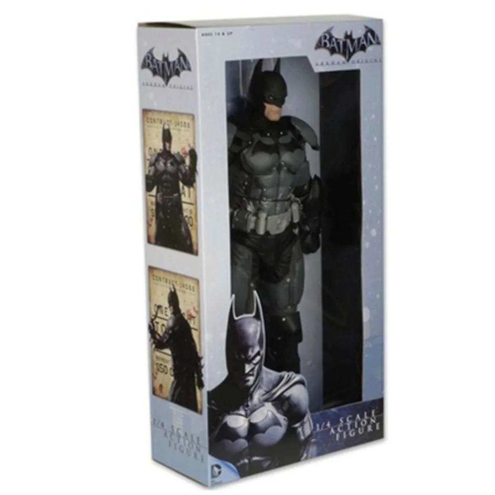 NECA 1/4 масштаб DC Comics Бэтмен Аркхэм супер герой 18 &quotфигурку в коробке с коробкой
