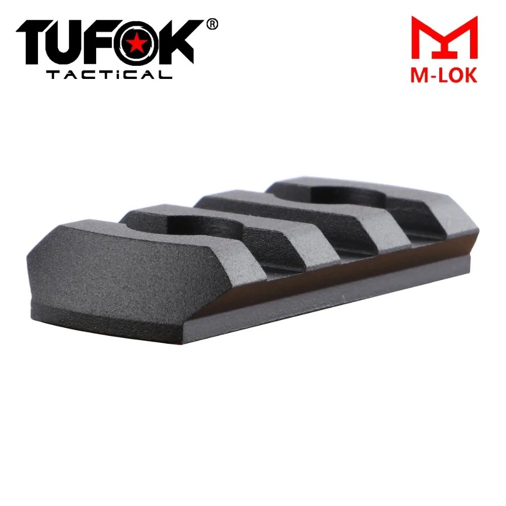 Рельсовая основа TuFok Mlok Picatinny сверхнизкопрофильная M-lok 3 слота рельсовая секция