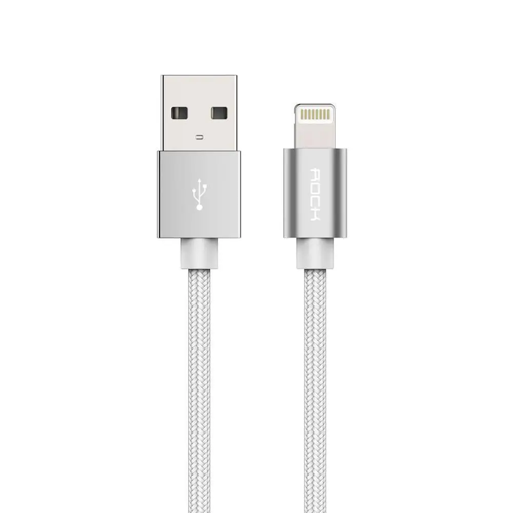 White MFI Usb зарядный кабель для iPhone Lightning Кабель 2.4a Интеллектуальный шнур быстрой зарядки для Apple Iphone Xs Max Xr X 8 7 6s 5 s iPad - Цвет: White