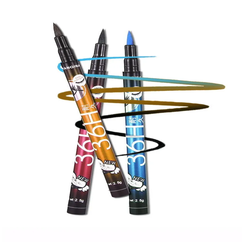 4 style black 36H pencil eyeliner waterproof precision pen long lasting soft liquid cosmetics | Красота и здоровье