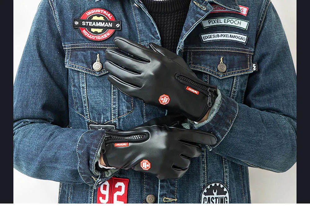 BIKEIN Outdoor Sports Waterproof Windstopper Glove Winter Cycling Bicycle Soft Comfortable Warm Gloves Racing Bike Accessories