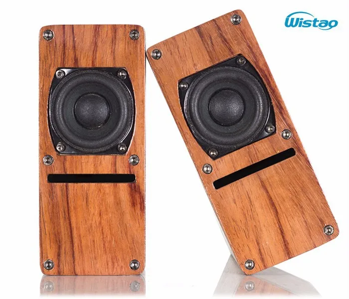 HIFI 2 дюйма полный спектр лабиринт Структура динамик деревянный 2X10 Вт 4 Ом 84 дБ палисандр цвет 1 пара стерео аудио
