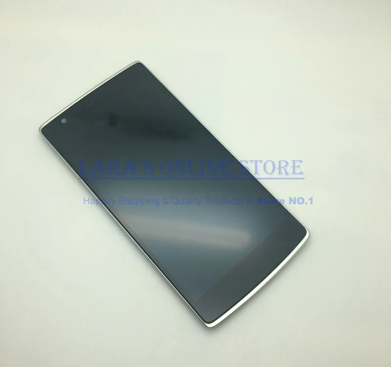 Протестированный рабочий Oneplus One ЖК-экран для Oneplus One ЖК-дисплей+ сенсорный экран Замена с рамкой экрана для Oneplus One 1