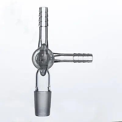 19/26 Соединительный лабораторный вакуумный адаптер с шланговыми соединениями 8 мм