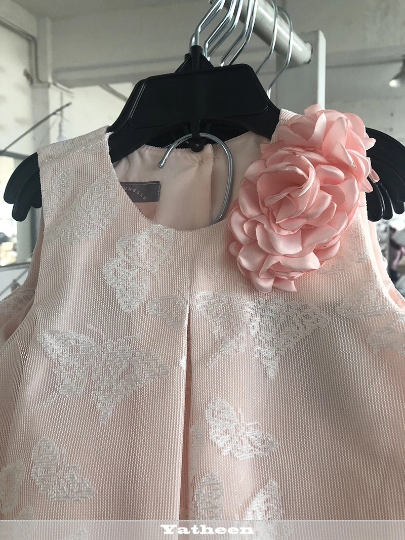 Yatheen/Детские и малышей Newborn-3t розетка Цельнокройное платье Детские платья для обувь девочек