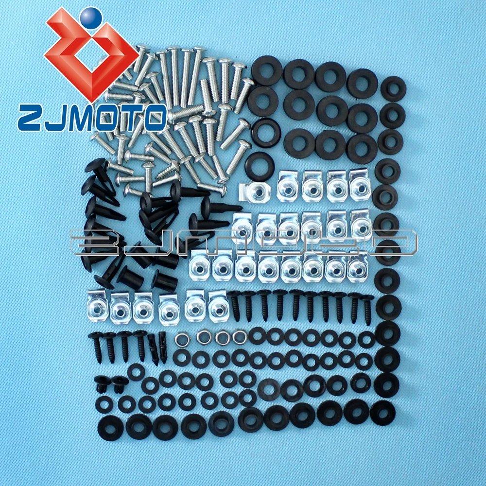 Полный комплект винтов для обтекателя кузова мотоцикла Комплект болтов Yamaha YZF R6S