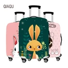 Чехол для чемодана QIAQU, плотный, мультяшный, защитный чехол на чемоданчик, эластичный чехол для чемодана размером 18 ''-32''