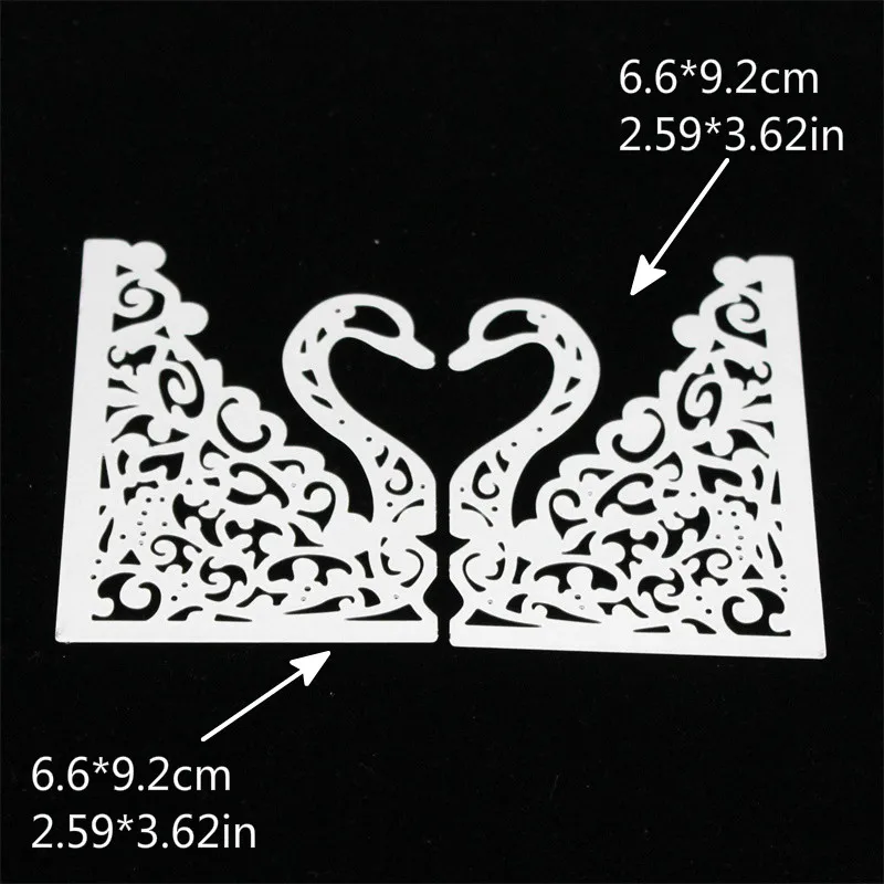 KSCRAFT в форме сердца крышка гусиная металлическая резка штампы трафареты для DIY