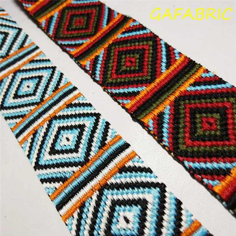 

1 meter Polyester Webbing Fabric Square Thick Webbing 4cm Wide