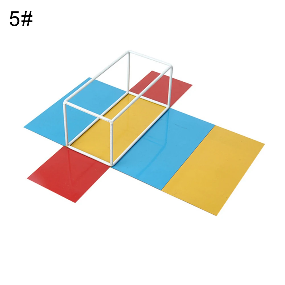 Магнитные раскладные геометрические Твердые shapeCube Призма 3D плоское обучение сравнение математические игрушки для детей