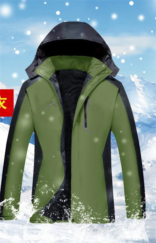 Плюс размер 4XL 5XL с капюшоном воротник Весна и осень походные куртки камуфляж 3-9 - Цвет: 2
