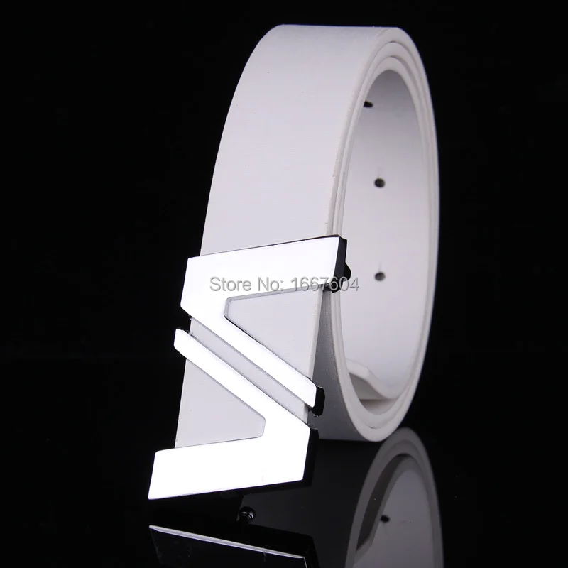 Fashion Premium Geometric Shape Metal Smooth Alloy Men's Belt Male Strap Waistband For Young Man birthday gift | Аксессуары для