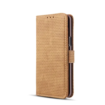 Чехол-книжка из искусственной кожи для samsung Galaxy S10, S9, S8 Plus, чехлы-бумажники на магните для S7 Edge, Note 8, 9, 10 Plus, S10E, чехлы для телефонов - Цвет: brown
