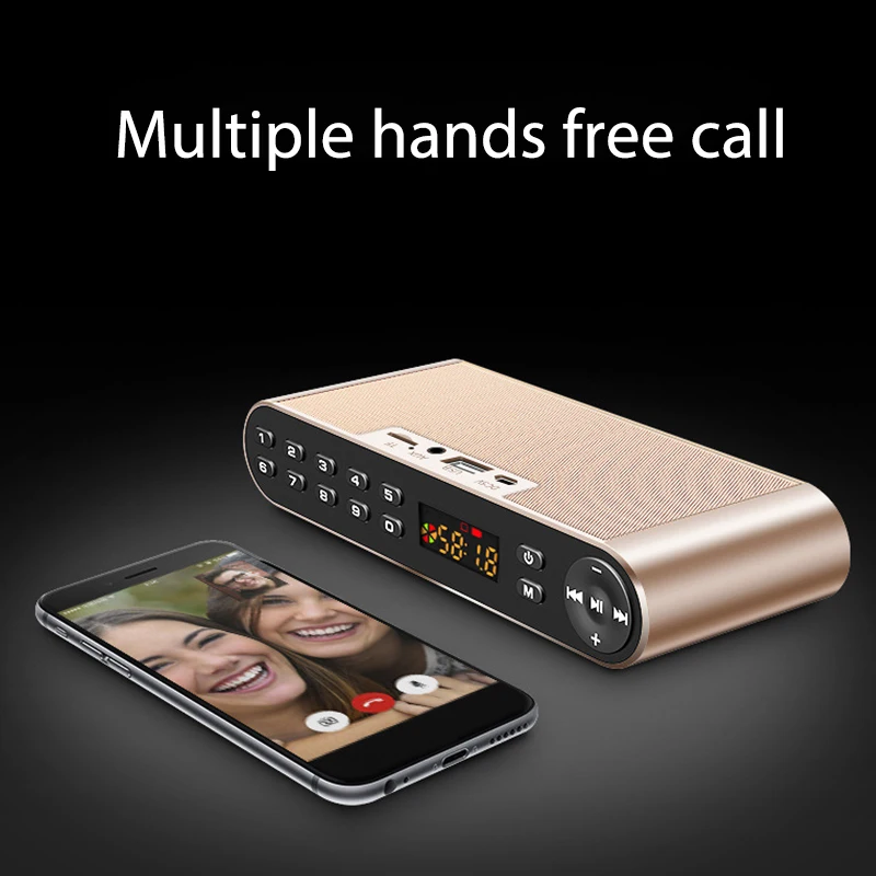 Портативный HIFI Bluetooth динамик беспроводной супер бас двойной s Саундбар с