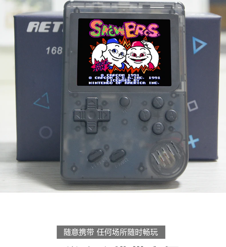 Новый Coolboy Ретро Mini 2 Ручной игровой консоли эмулятор встроенный 168 игры видео