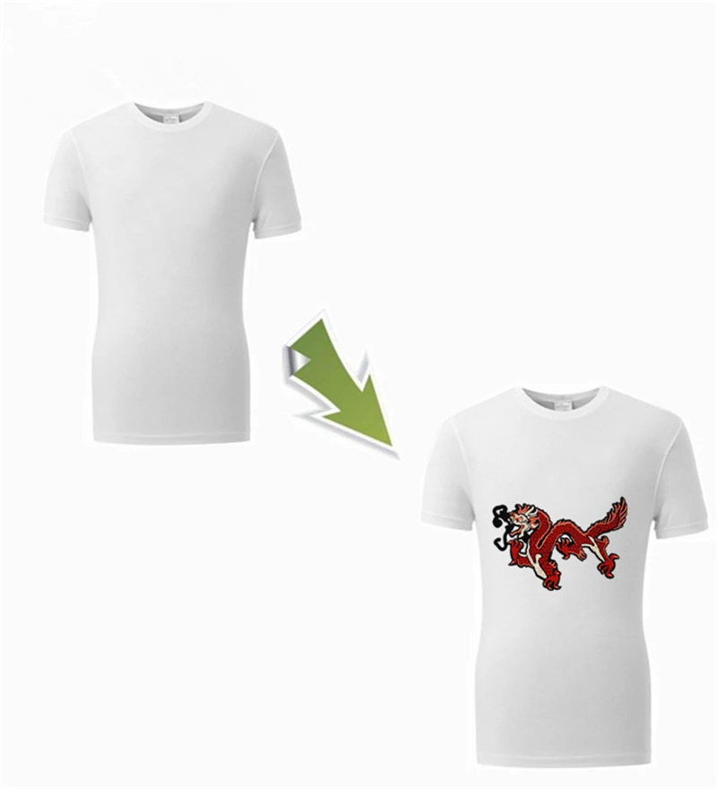 1 Set Dragon Animal Embroidered Patches For Clothing Handmade DIY Big Patchwork Accessories In Sewing Tools | Дом и сад