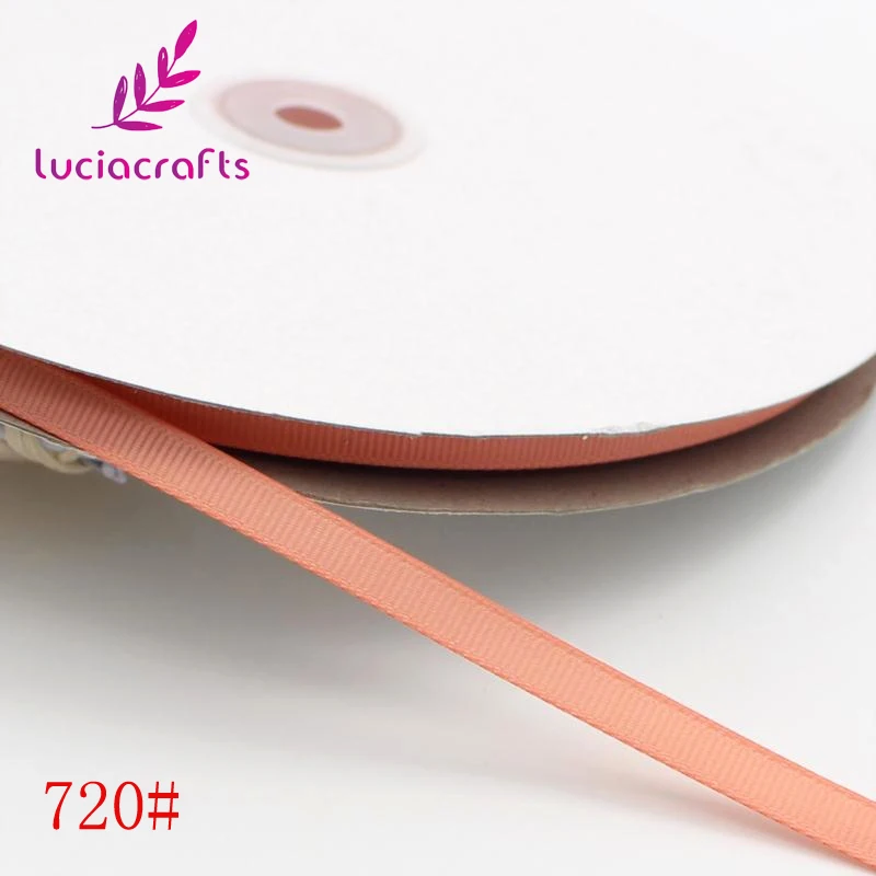 Lucia Crafts 1 Катушка/партия(100 ярдов) 6 мм многоцветные корсажные ленты для шитья, ленты для рукоделия, украшения для свадебной вечеринки U0202