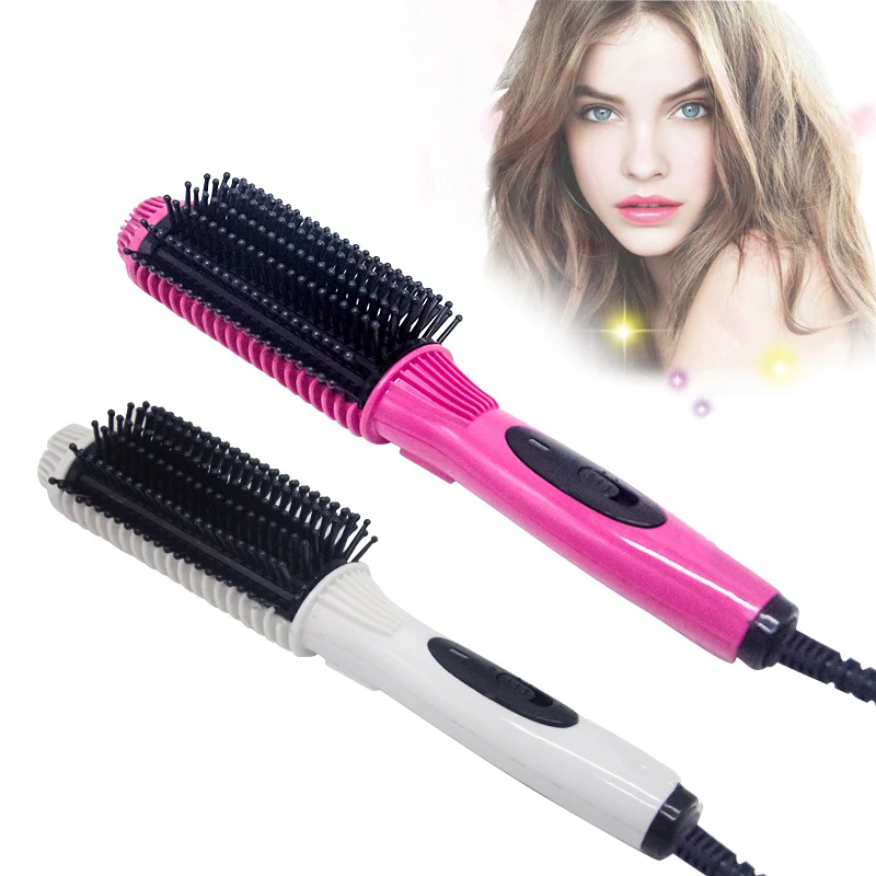 Вращающаяся сушилка щетка для горячей укладки волос щипцы завивки с постоянной