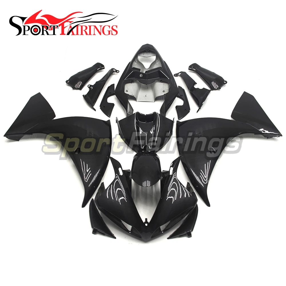 Углеродное волокно эффект Cowlings ABS в комплекте Обтекатели для мотоциклов Yamaha YZF1000