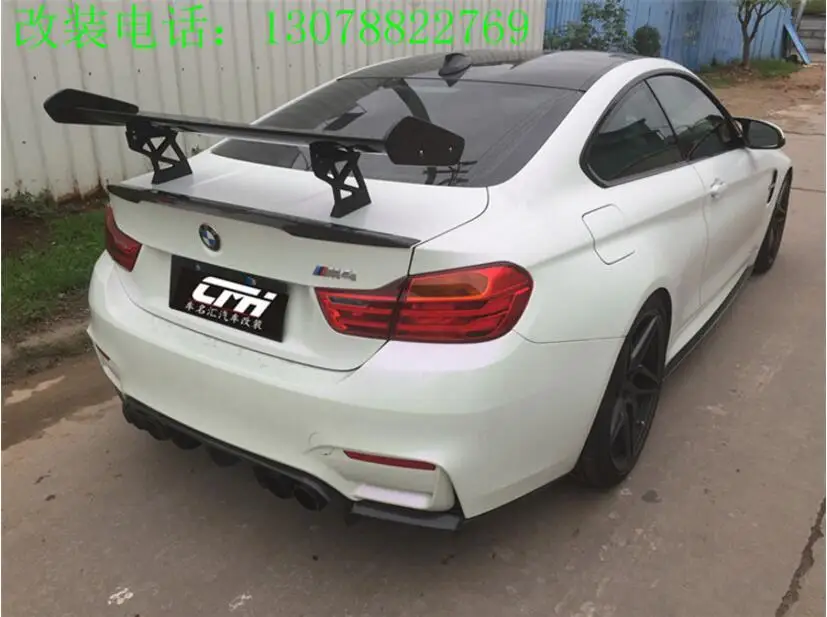 Автомобильный задний спойлер из углеродного волокна для BMW F80 F82 F83 M3 M4 GTS 2015 2016