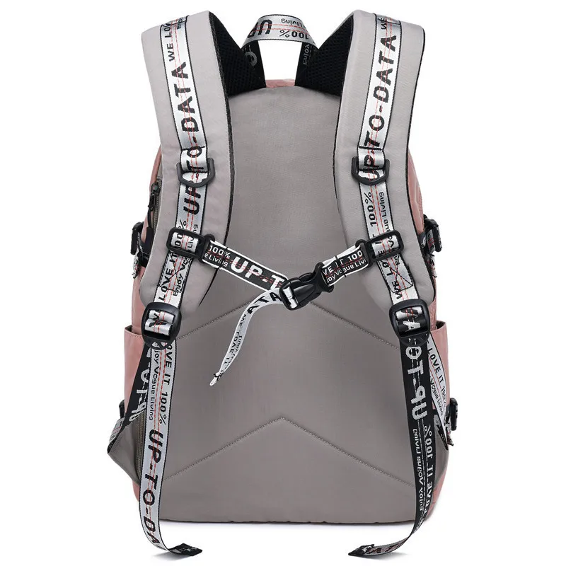 Рюкзак для девочек и студентов средней школы модные женские сумки ноутбука с