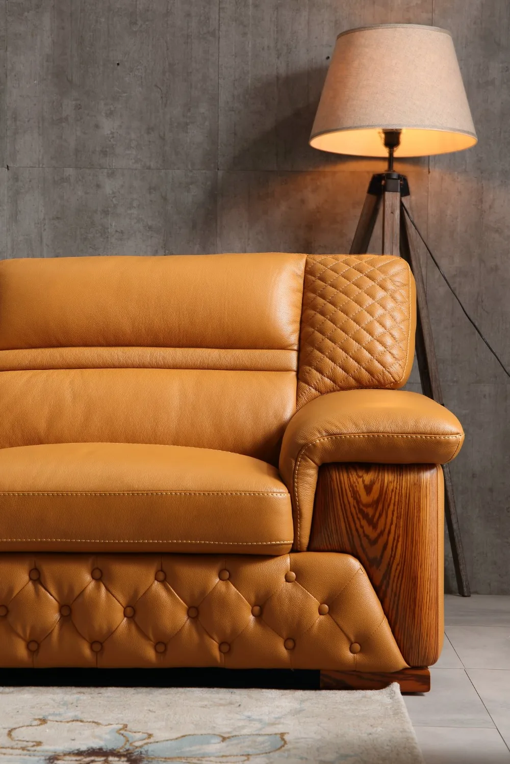 2018 Новая акция современный секционный диван натуральная кожа Beanbag Muebles De Sala