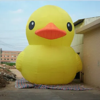 

3 Meters inflatable yellow duck advertisement made of oxford cloth
