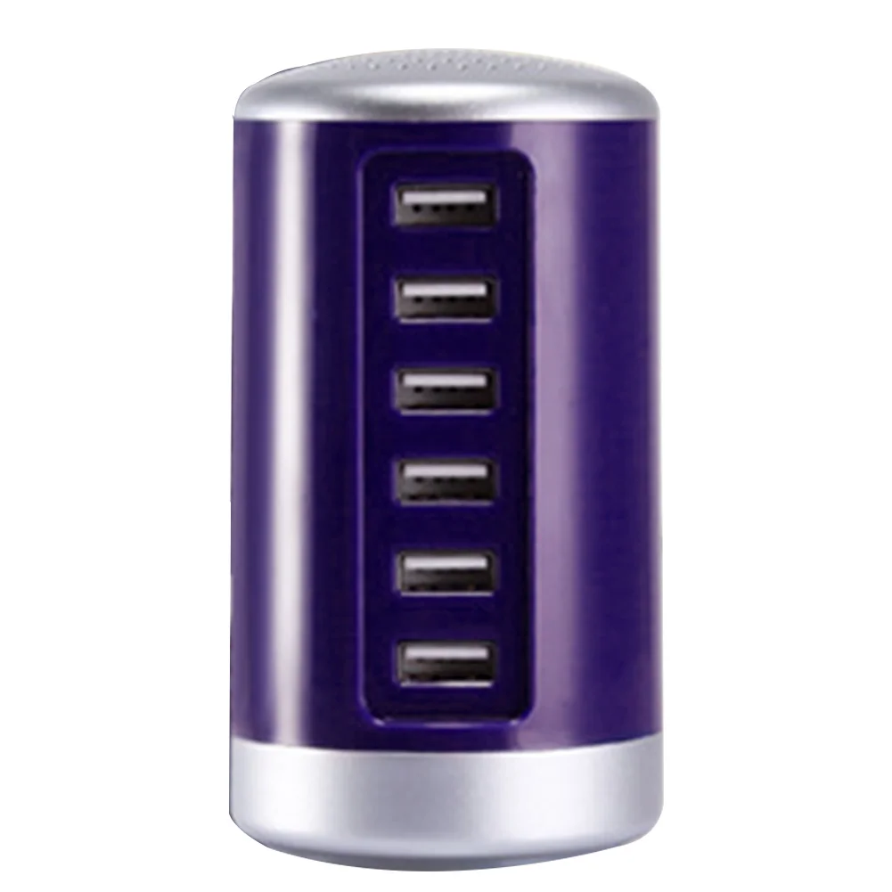 Зарядная Станция путешествия 6 Порты смартфон планшеты Smart идентификации Desktop