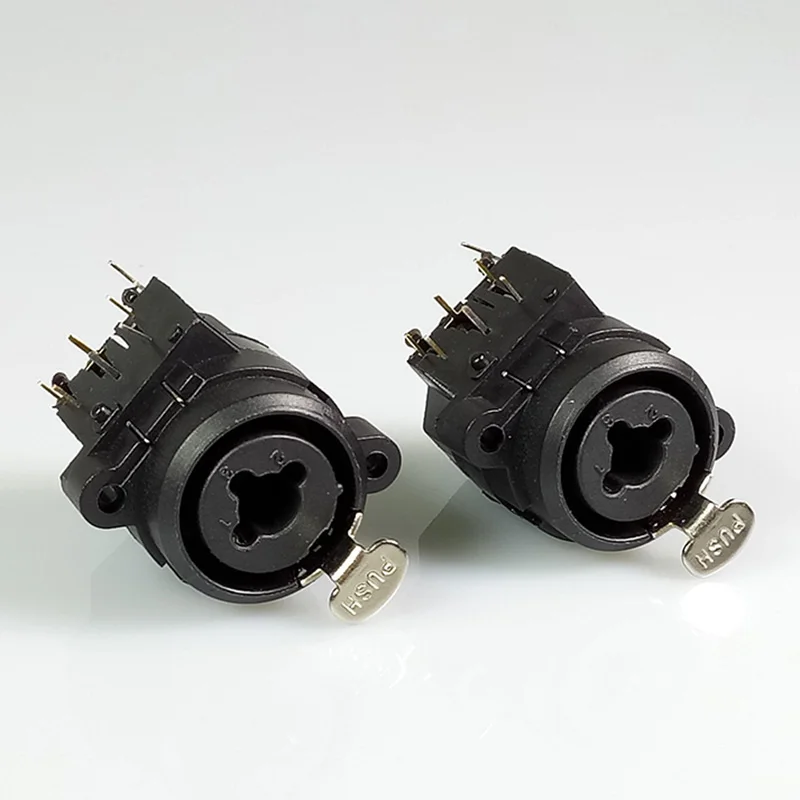 XLR+ 6,35 мм двойной функции 3Pin XLR гнездо панель крепление+ аудио разъем 6,35 мм разъем Профессиональный динамик разъем