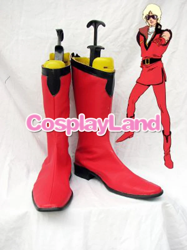 Мобильный костюм GUNDAM Auel красные сапоги для косплея обувь аниме вечеринки
