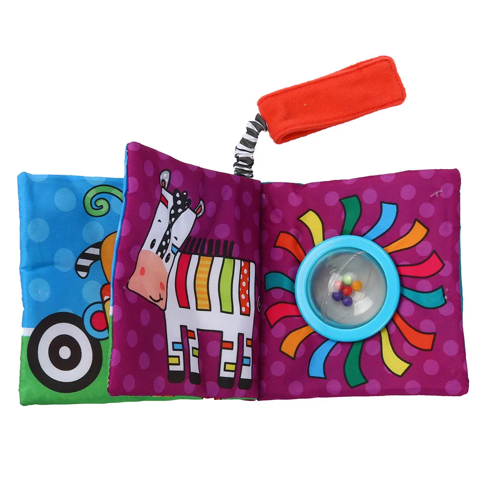 Мягкая ткань для развития интеллекта ребенка учится изображению познания книги 5