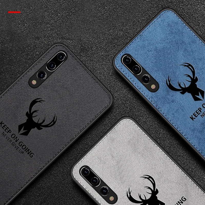 CHYI чехол для huawei P20 Pro тканевый деловых мужчин Винтажный оригинальная задняя