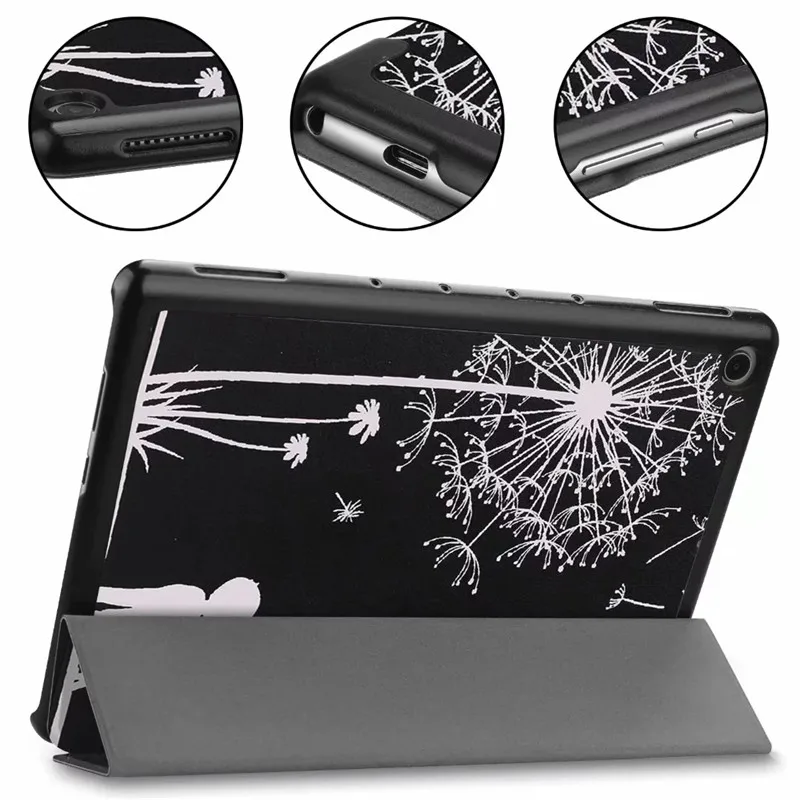 Тонкий чехол подставка из искусственной кожи для Huawei MediaPad M5 Lite 10 BAH2 W09 DL AL09 1 дюймов