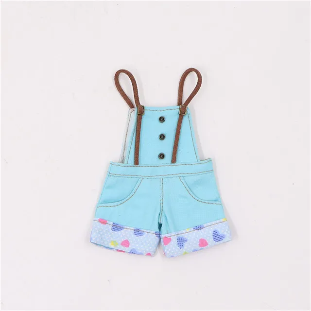 jumpsuit Blyth кукла ледяной шарнир тело licca боди комбинезон короткие брюки рубашка, только костюм без куклы без обуви - Цвет: jumpsuit