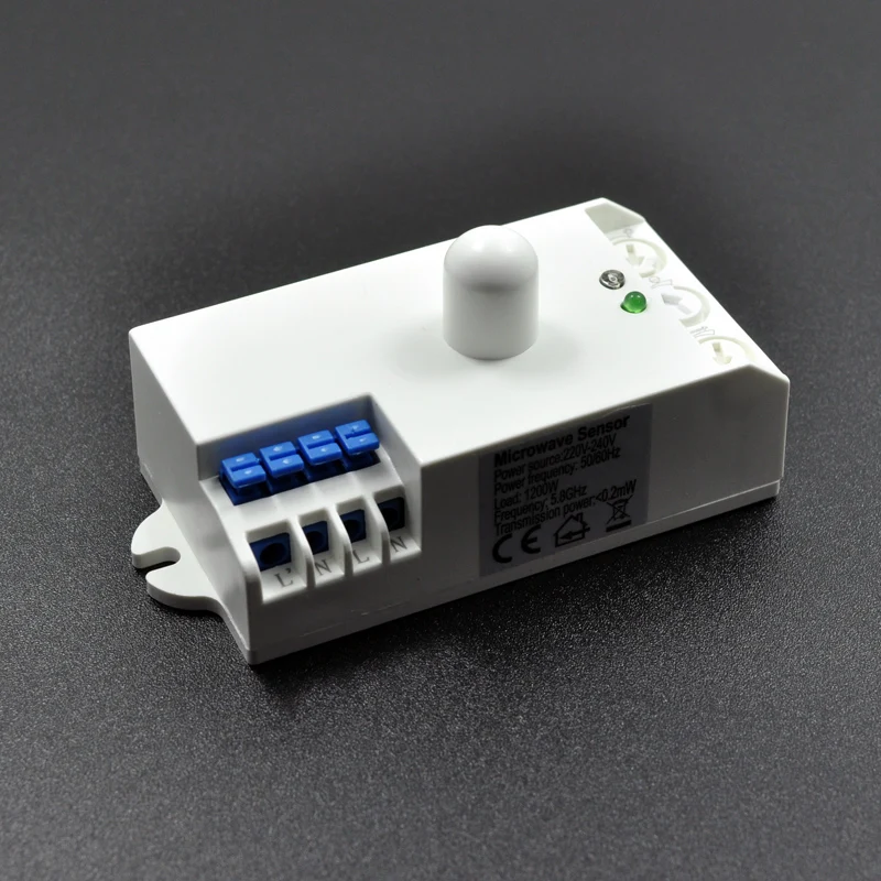 DC 12V модуль переключателя человеческого датчика микроволновый радиолокационный