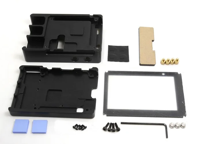 Алюминиевый чехол с ЧПУ для UGEEK Raspberry Pi HD 3 5 дюйма 3B 2B + 4B Пассивный Wi Fi и Bluetooth|kit kits|kit