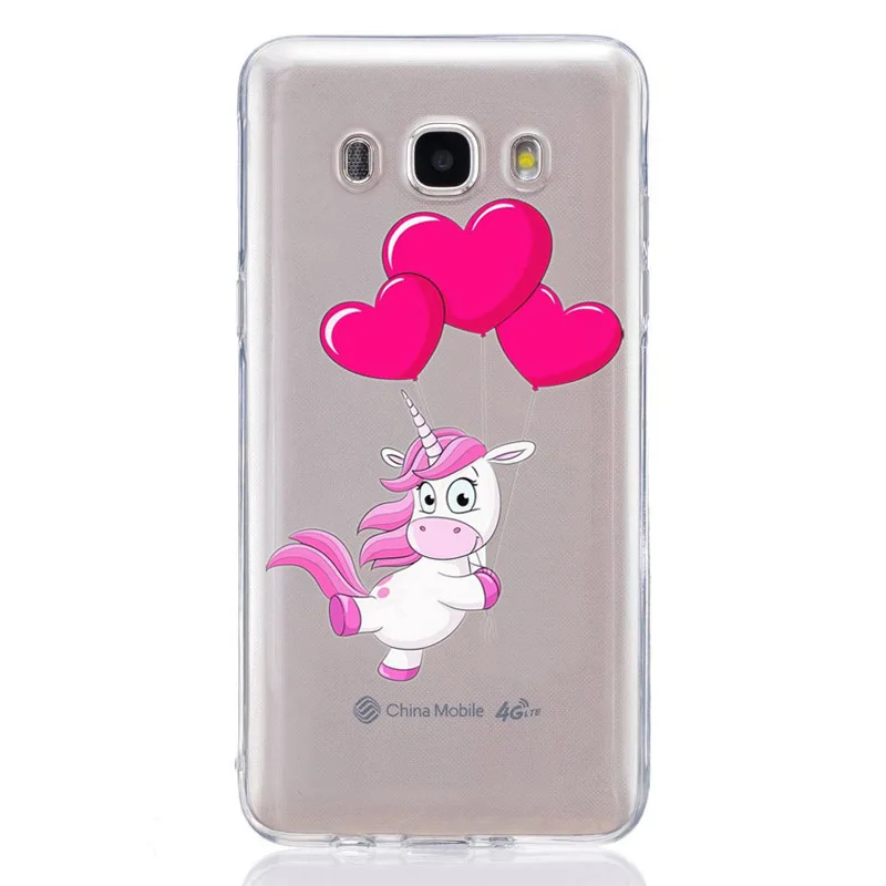 For Samsung Galaxy A3 A5 2016 2017 A300 A320F A510 A520F TPU Colorful Soft Unicorn Painted Desig Cover Case Fundas F321 |