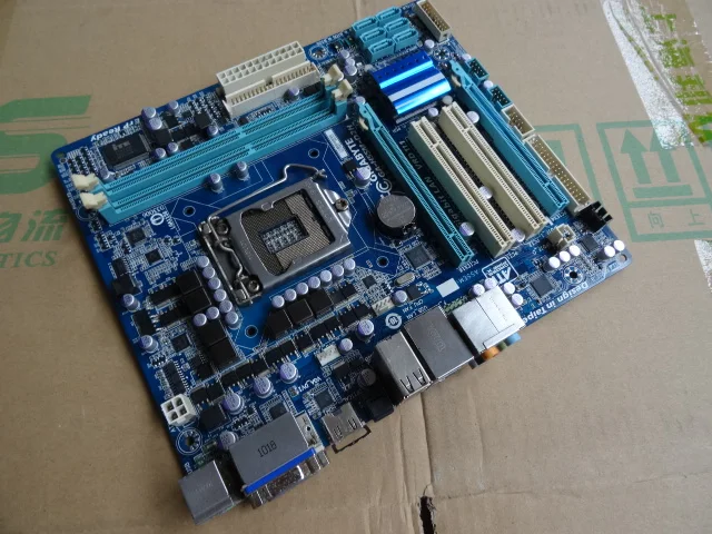 Оригинал для Gigabyte LGA1156 H55 материнская плата H55M D2H LGA 1156 GA DDR3 десктопная плата|motherboard