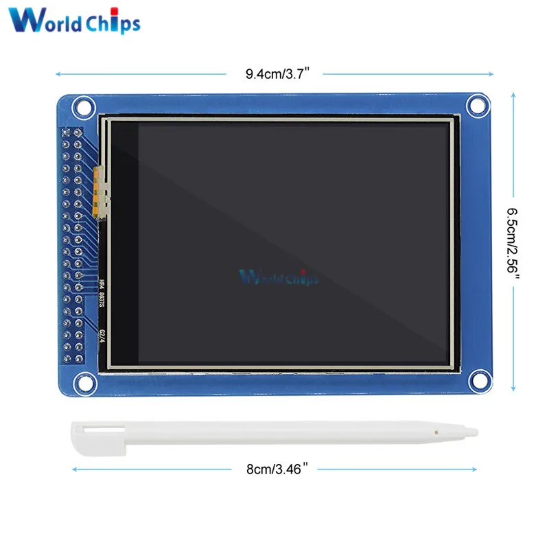 3,2 дюймов 240x320 TFT ЖК-модуль дисплей 320*240 с сенсорным экраном контроллер панель ILI9341 sd-карта, чем 128x64 3," lcd 3,3 V