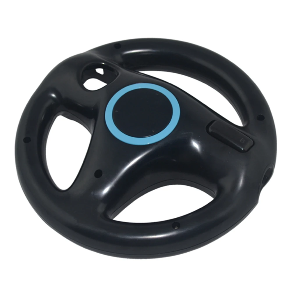 Hight quality RV77 Plastic Steering Wheel for Wii Racing Games Remote Controller Console images - 6