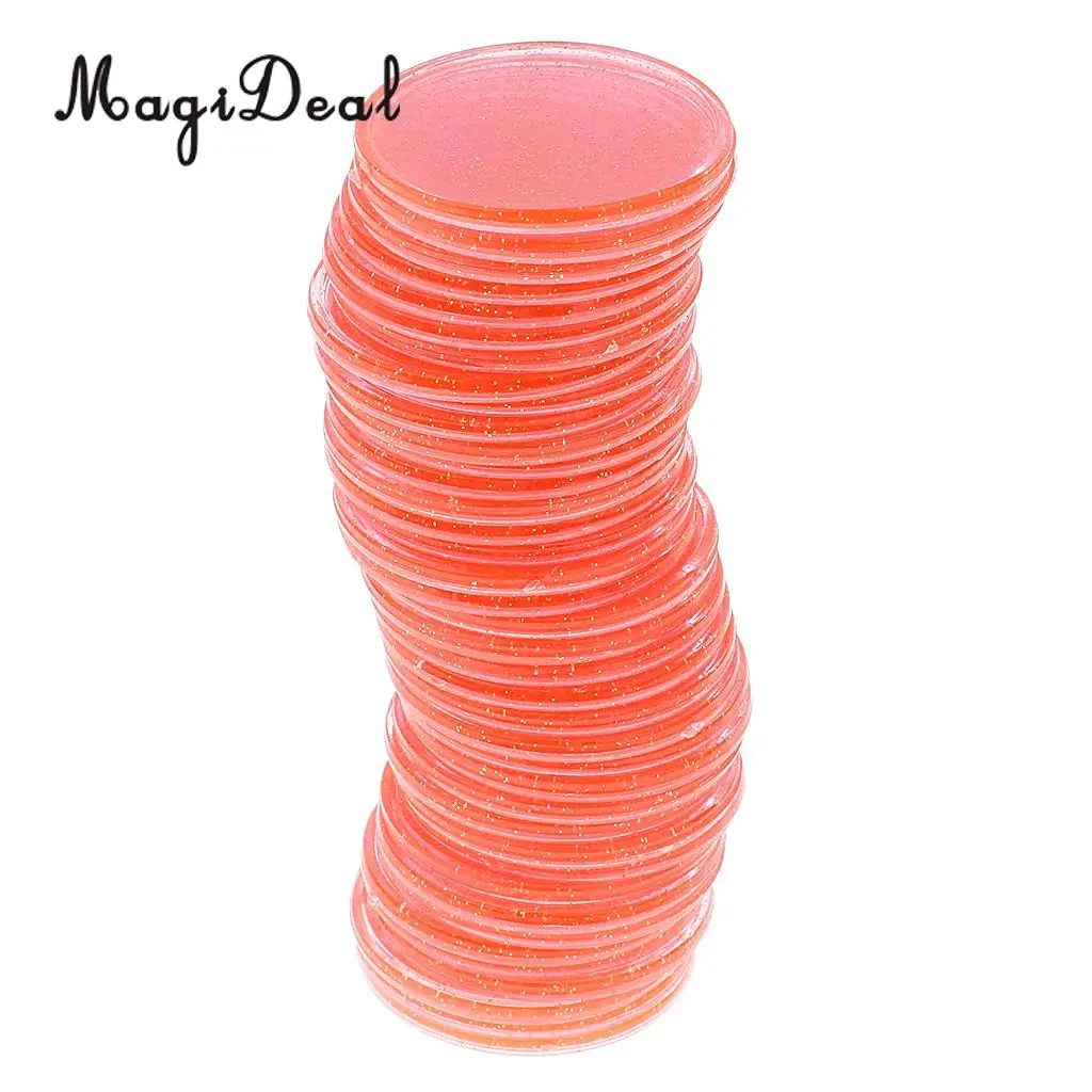 Pink MagiDeal 40 шт. пластиковые фишки для бинго, маркеры для игры в бинго, вечерние, забавные принадлежности для игр в семейном клубе - Цвет: Pink