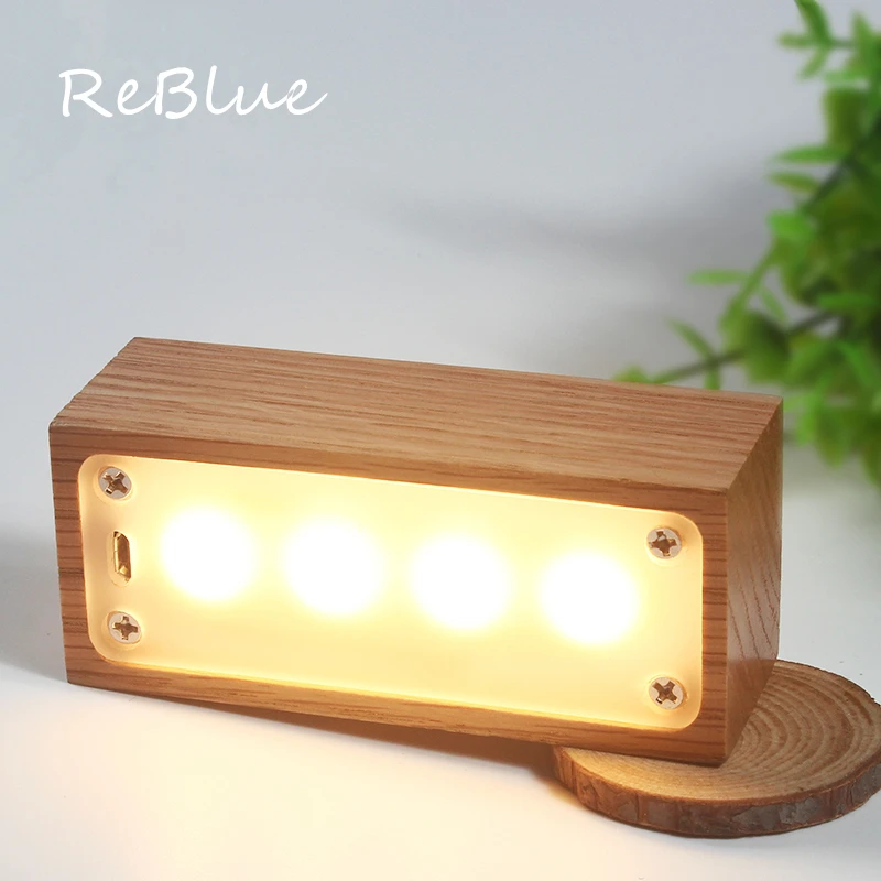 ReBlue ночник сенсорный датчик света USB Led 5 V перезаряжаемый настенный светильник из