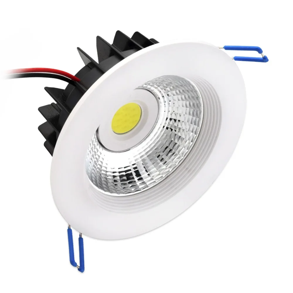 Светодиодный потолочный светильник с белым корпусом лампа регулируемой