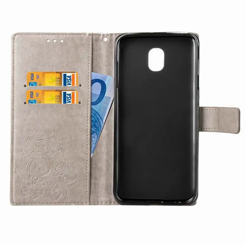 Case For Samsung Galaxy A6 A8 Plus A530 A730 j4 Core j6 2018 A3 A5 A7 2017 Flip Cover Luxury PU Leather Wallet Phone Holder | Мобильные