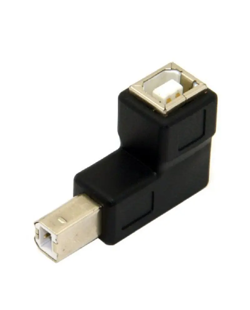 90 degreedeg угол изгиба USB B революция в женский принтер адаптер 2 0 BM для BF |