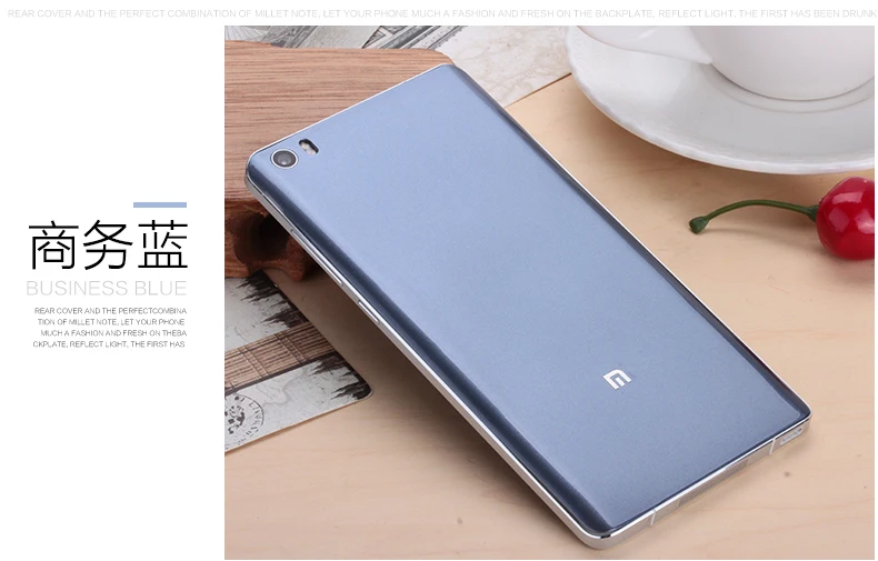 Оригинальная жесткая пластиковая задняя панель корпуса, чехол для Xiaomi Mi Note 1, 5,7 дюймов, Сменный Чехол для задней двери из натурального бамбука