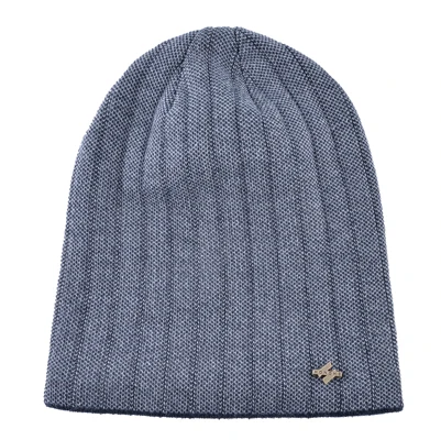 Gray2 Winter Knitted Beanie Hat For Man Double Layer Warm Kniting Striped Bonnet Caps Male Thick Add Velvet Skullies Beanies Men Gorro - Цвет: Gray2