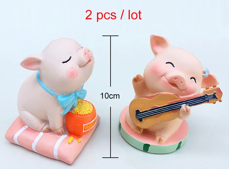 Height 10cm 1 set 3d Аниме гипсовые силиконовые формы DIY штукатурка фигурка ремесло бетон гончарная глина форма модель свинья гипсовая форма для рождественского декора - Цвет: Height 10cm 1 set