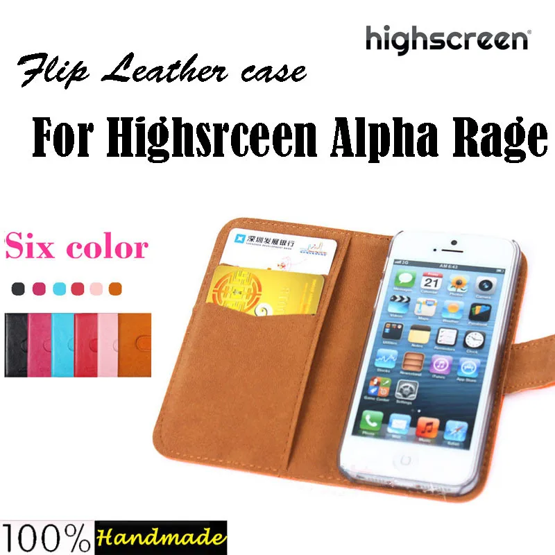 Чехол-книжка для высокого качества Alpha Rage кожаный чехол-бумажник бесплатная